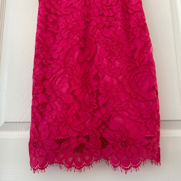 NBD Pink Lace Mini Dress - Picture 7 of 13